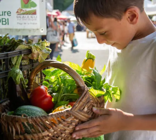 Marché à Beauregard